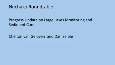 Lakes Monitoring Paleolimnology Project